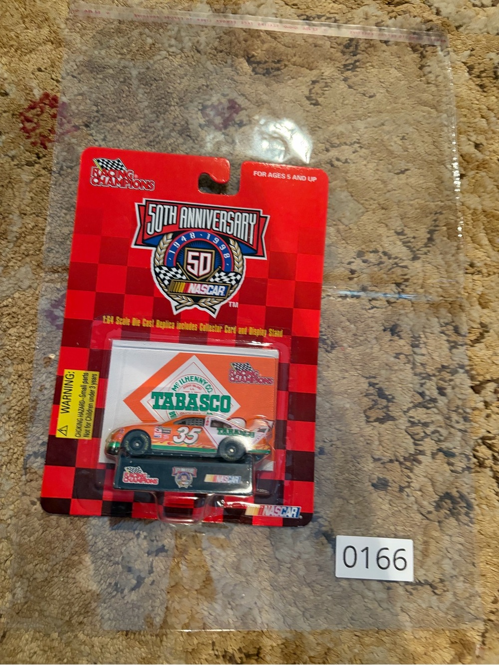 Nascar Tarasco #35 Green and Orange Die-Cast Race Car